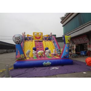 Wholesale Amusement Park Big Commercial Inflatable Slide With Spongebob Theme from china suppliers