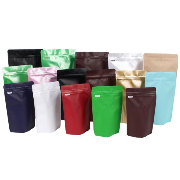 Airtight Fresh-keeping Resealable Aluminium Foil Lined Coffee Pouches with