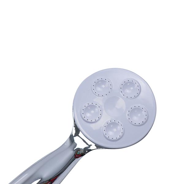 ABS Plastic Chrome Finish Single Function Portable Hand Held Shower Spray for Benefit