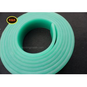 65 - 75 Shore A Screen Printing Squeegee Blades For Machinery Green Color
