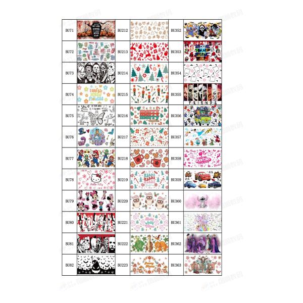 UV Ink AB Film Valentine'S Day Sticker DTF UV Weatherproof