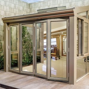 Australian Standards Waterproof Aluminum Casement Doors for End Window System