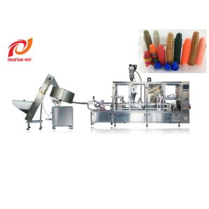 SUNYI Brand Two Lanes Nespresso Coffee Capsule Filling Machine