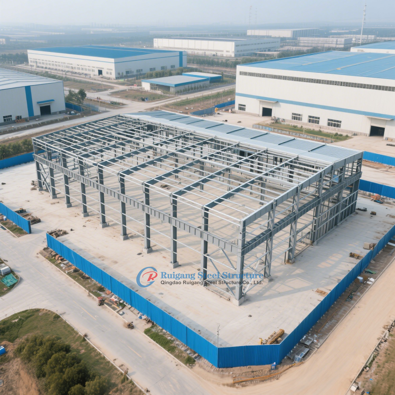 Wholesale Industrial Use With Custom Design Modular Prefabricated Steel Structure Building from china suppliers