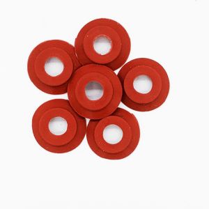 Suction Reversion Red 18x7mm Rubber Sucker Disc Offset Printing Spares