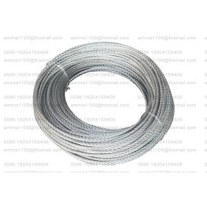 Hot Galvanized 8.3mm Steel Wire Rope for ZLP630 Suspended Power Platform
