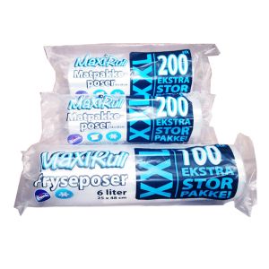 Clear Poly 1 Gallon Food Storage Freezer Bags With Recyclable Material