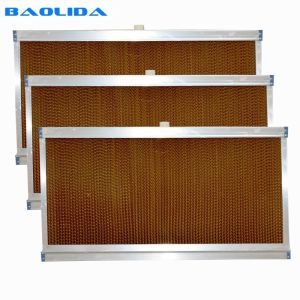 Water Curtain Greenhouse Cooling System / Fan And Pad Cooling System In