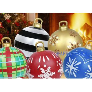 Wholesale 60cm Christmas Inflatable PVC Balloon Decoration For Home Outdoor Christmas Tree Decoration from china suppliers
