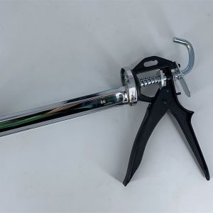 Manual Caulking Gun, 9 Inches Length Electroplated Glue Gun For Glass