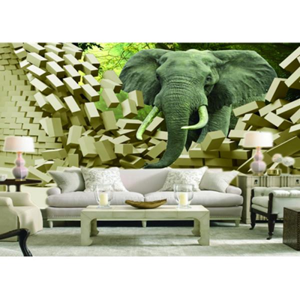 500ml Pigment 14sqm/H 720*1440DPL Wall Mural Printing Machine