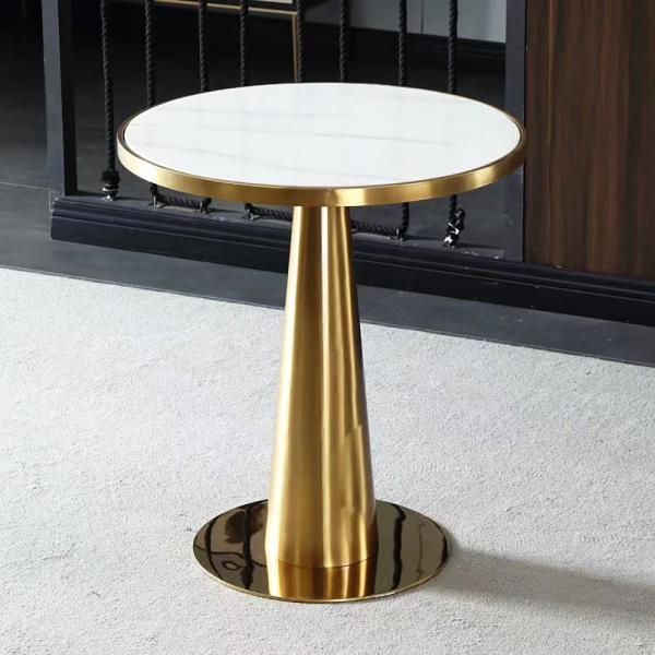 Modern Round Marble Negotiating Table For Hotels And Coffee Stores