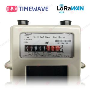 Aluminum Shell LoRaWAN Gas Meter System Wireless Transmission