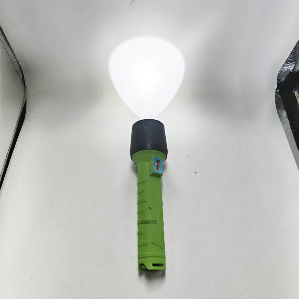 Digital Power Display Led Torch Light Explosion Proof IP68 Nylon Flashlight with Magnetic USB Charger
