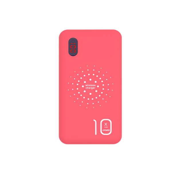 Best Selling Wireless Power Bank With Built-in 3-IN-1 Cable 10000mAh LCD Screen