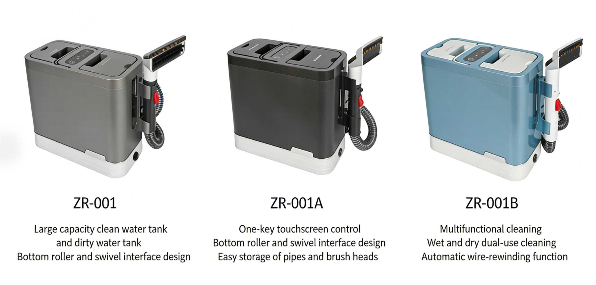Multi-Function Steam Cleaner, High Temperature Steam Floor Cleaner