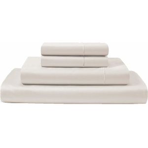 600TC Egyptian Cotton Home Bed Sheet Set with Customized Size Fitted Sheet and