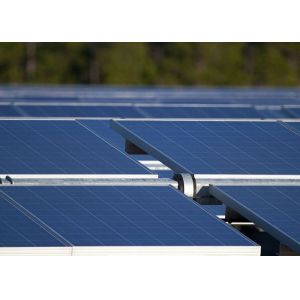 Blue / Black Solar Cell Panel , Stable Solar Photovoltaic Module BSF Surface