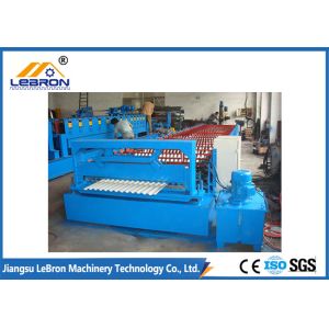 70mm Shaft Corrugated Iron Manufacturing Machines 380V 50Hz 0.3-0.8mm Thickness