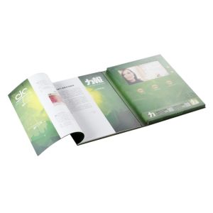 Digital Video Book LCD Screen Videobook Folded Paper Card PVC070