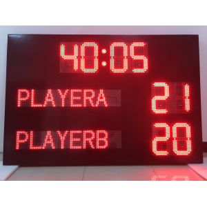 Qutar Football Electronic Scoreboard With Country Name