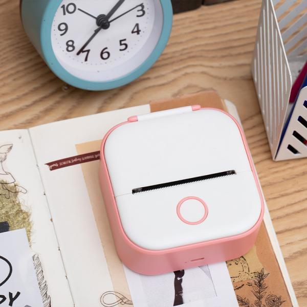 203dpi 58mm Bluetooth Inkless Portable Mini Thermal Printer for Android 5.0 / IOS 9.0