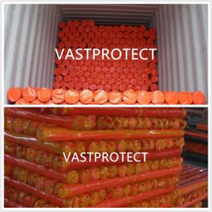 3.65m Width Double Orange PE Tarpaulin Roll PVC Coated For Customer Requirements