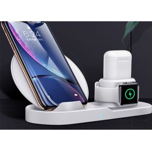 USB Cable 10mm ABS 5W 3 In 1 QI Wireless Charger