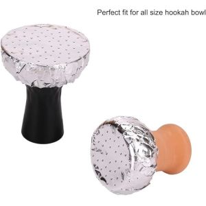 Customized Length and Logo Hookah Foil Sheets 50 Pcs for Perfect Shisha Smoking