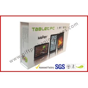 Offset Printing Electronics Packaging Boxes With 1200g Rigid Board , Ipad