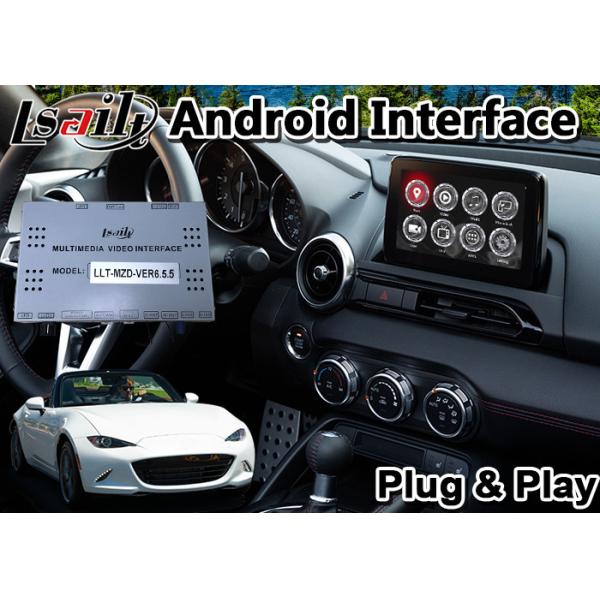Quality Lsailt Android Navigation Video Interface for Mazda MX-5 CX-9 MZD Connect System With Wireless Carplay android auto for sale