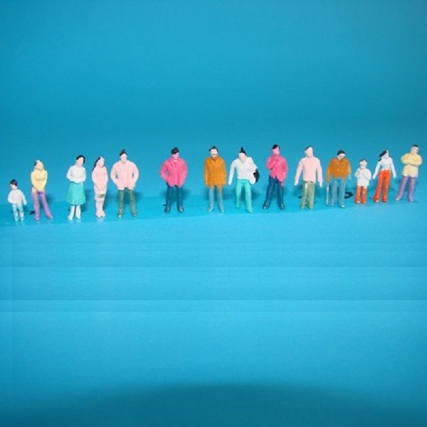 1:200 color normal figures--scale figures model figures architectural model