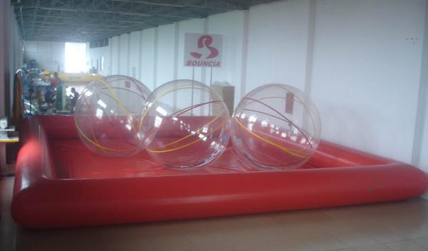 Quality Inflatable Pool / Inflatable Water Ball Pool For Rental Business for sale