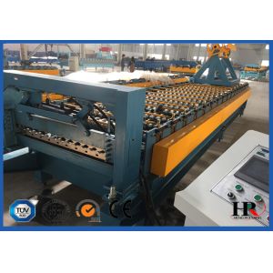 Durable Roofing Corrugated Sheet Roll Forming Machine High Speed For Roof Panel