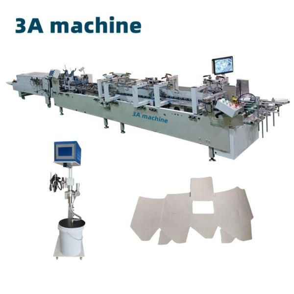 Quality CQT-1100 Enhanced Automatic Bottom Lock Folder Gluer Machine with Net weight 4300 for sale