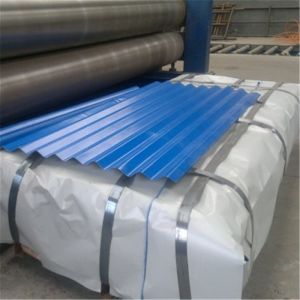 Q195 Q235A 750mm Corrugated Galvanized Sheet Metal 4x8 Color Coated