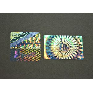 Cosmetics Box Holographic Security Stickers Genuine Transparent Holographic