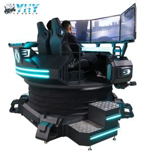 Theme Park Full Motion VR Driving Simulator for 2 Players
