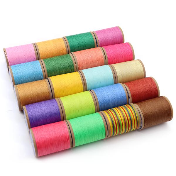 Plastic Cone 57g 150D/16 0.8MM Durable Wax-Coated DIY Sewing Thread for Leather Repair
