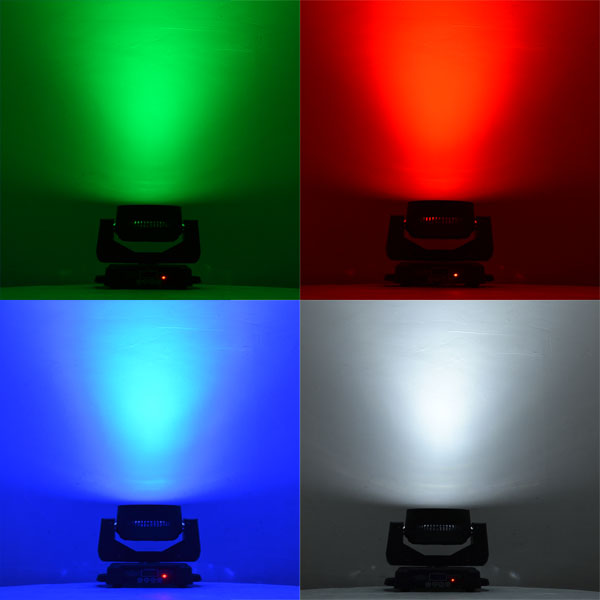 12X10W RGBW 4 in 1 LED Moving Wash Light Quad LED DMX Mini DJ Light For KTV ,Party , Concert ,Festival