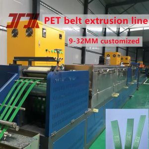 9-32mm Width Pet Packing Belt Extrusion Making Machine With Clear Embossing