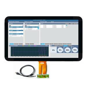 China PCAP TFT Display 21.5 Inch FHD 1920*1080 Resolution, LVDS 21.5 Inch TFT LCD Display With Built-In LED Backlight Driver on sale