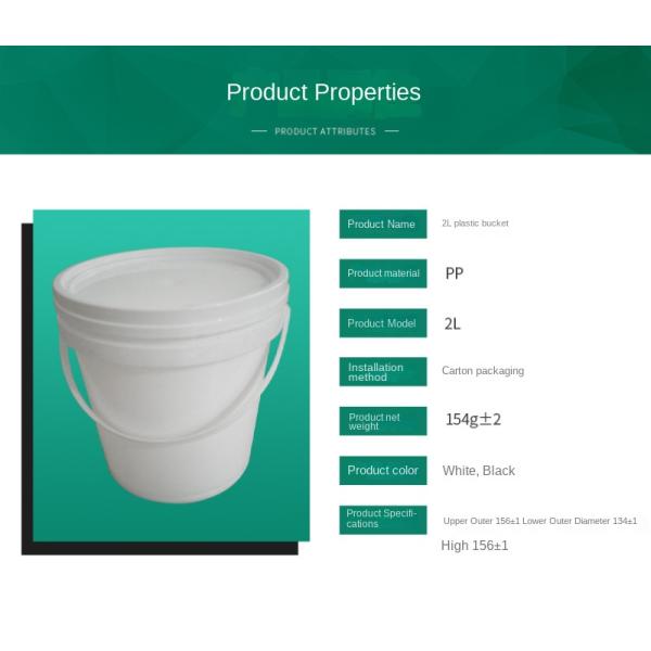 Assorted Colors Recyclable Plastic Buckets Stackable Custom Logo Varying Capacities