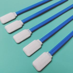 714 Lint Free Flat Square Dacron Cleaning Stick Car Cleaning Polyester Swab For