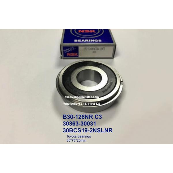 B30-126NR C3 30BCS19-2NSLNR 30363-30031 Toyota Bearings 30x75x20mm Non-standard Deep Groove Ball Bearings