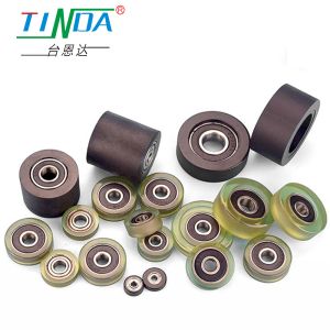 Customization Rubber Roller Bearing Polyurethane Covered Bearings Rustproof