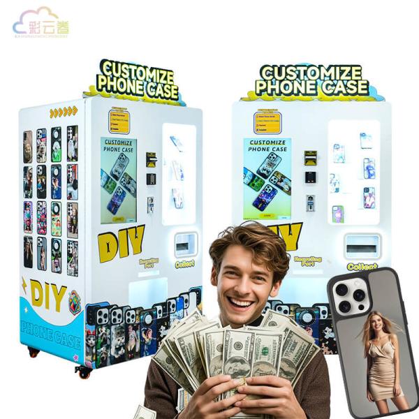 Customizable Phone Case Printing Vending Machine Vending Capacity 630 Phone