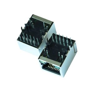 Wholesale ARJM11B1-809-KB-EW4 1 Port RJ45 Modular Jack With 2.5G Base-T Magnetic from china suppliers