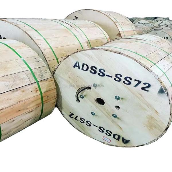 12/24/36/48 /96 Cores Singlemode ADSS ARSS Fiber Optic Cable With Steel Tape Armor