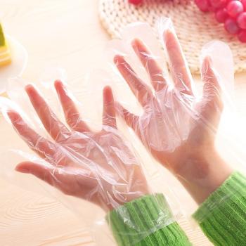 CE Certificated Disposable Poly Gloves Various Thickness For Food Service